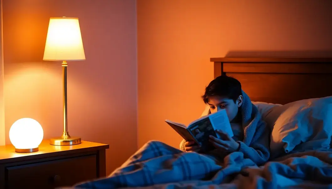 Soft lighting creates a calm atmosphere perfect for relaxation.